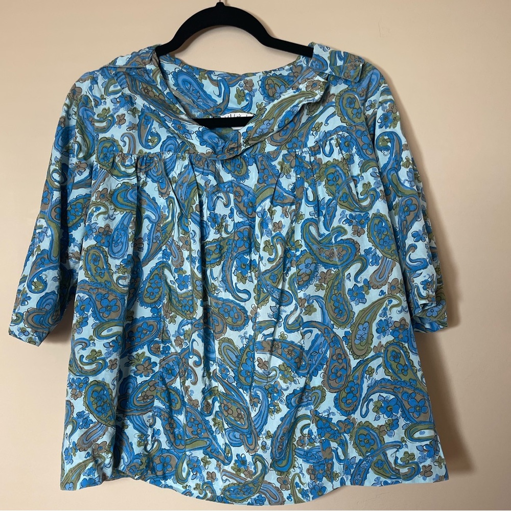 Paisley print blouse